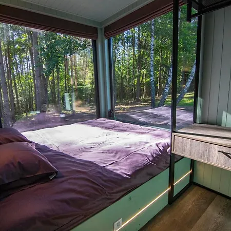 Brendis -'Virs Azuolu' - Forest Spa - Free Jacuzzi Paplatele Exterior photo